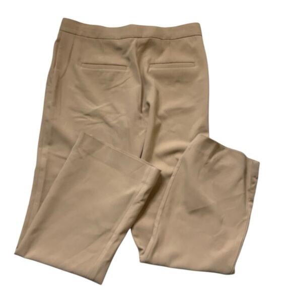 Ann Taylor Chino Pants Women 8 Flat Front Stretch Performance Golf Golfer Preppy - Picture 4 of 9